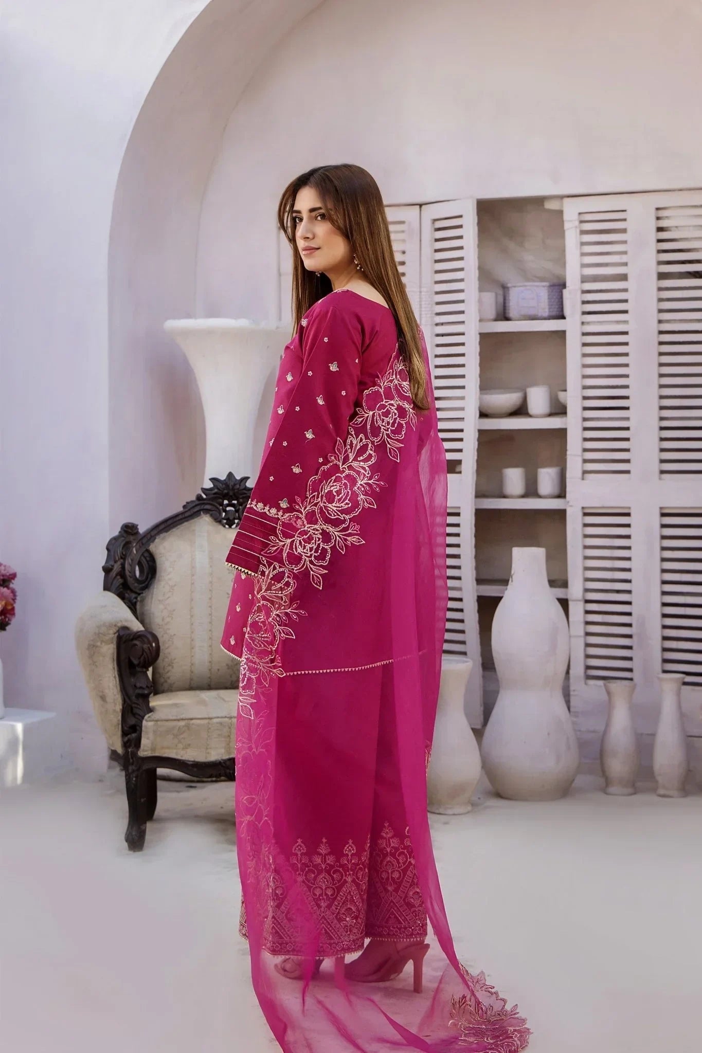 Rajwani | Sohani Casual Pret | CRIMSON - Official Rajwani stockist in UK - Sakeena London