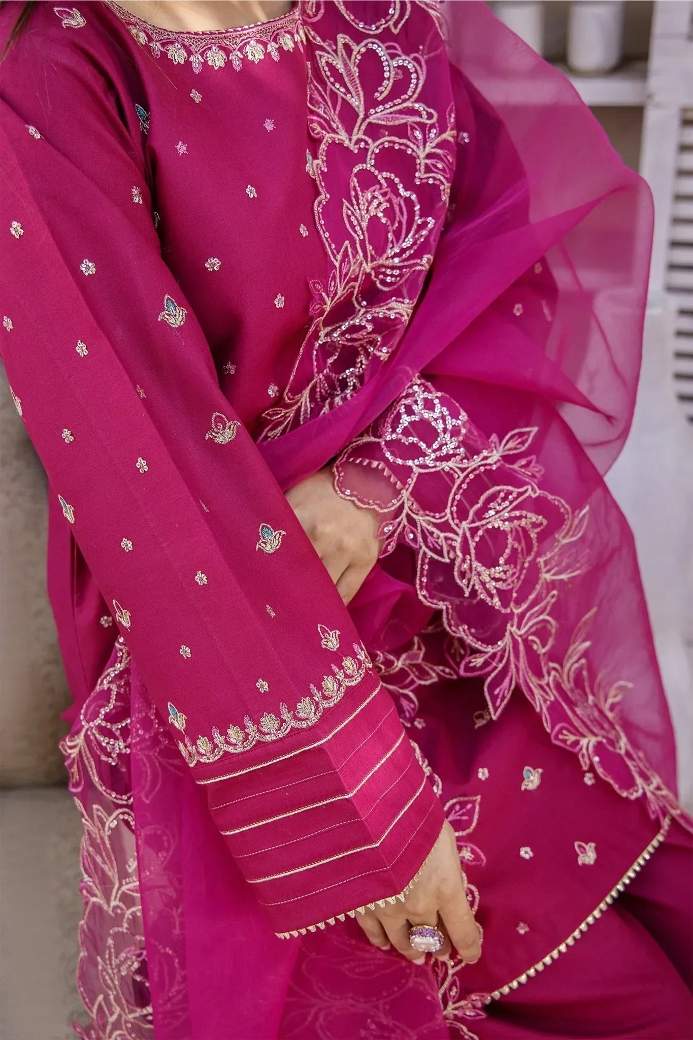 Rajwani | Sohani Casual Pret | CRIMSON - Official Rajwani stockist in UK - Sakeena London