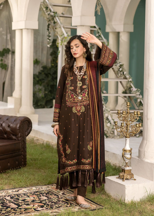 Meem | Winter Collection | BROWN (LINEN) - Official Meem stockist in UK - Sakeena London