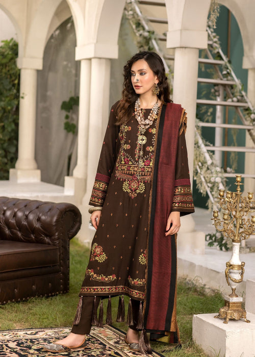 Meem | Winter Collection | BROWN (LINEN) - Official Meem stockist in UK - Sakeena London
