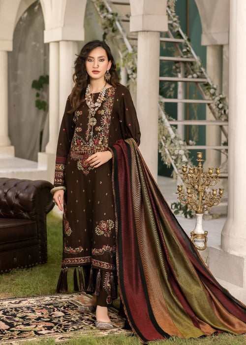 Meem | Winter Collection | BROWN (LINEN) - Official Meem stockist in UK - Sakeena London