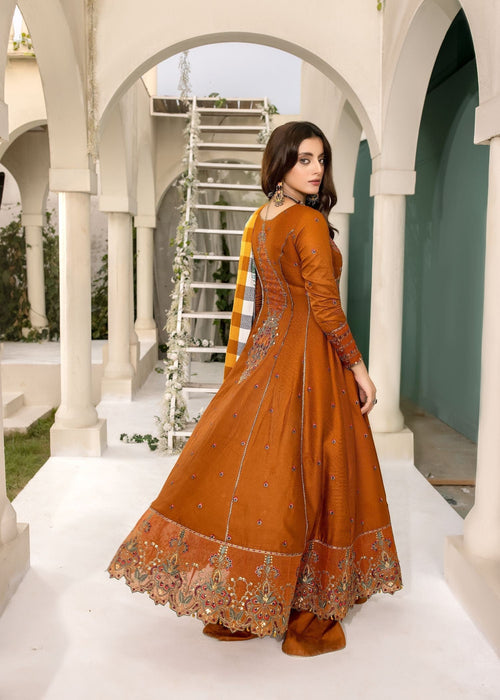 Meem | Winter Collection | RUST (LINEN) - Official Meem stockist in UK - Sakeena London