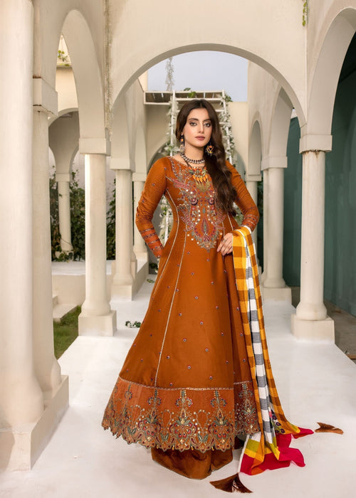 Meem | Winter Collection | RUST (LINEN) - Official Meem stockist in UK - Sakeena London