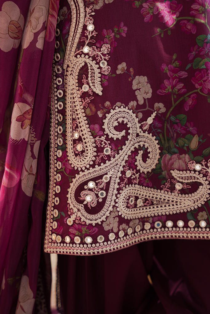 Cross Stitch | Eid Lawn 24 | IRIS MAUVE - Official Cross Stitch stockist in UK - Sakeena London