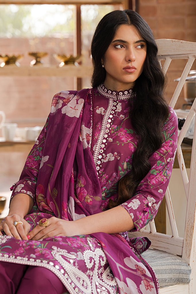 Cross Stitch | Eid Lawn 24 | IRIS MAUVE - Official Cross Stitch stockist in UK - Sakeena London