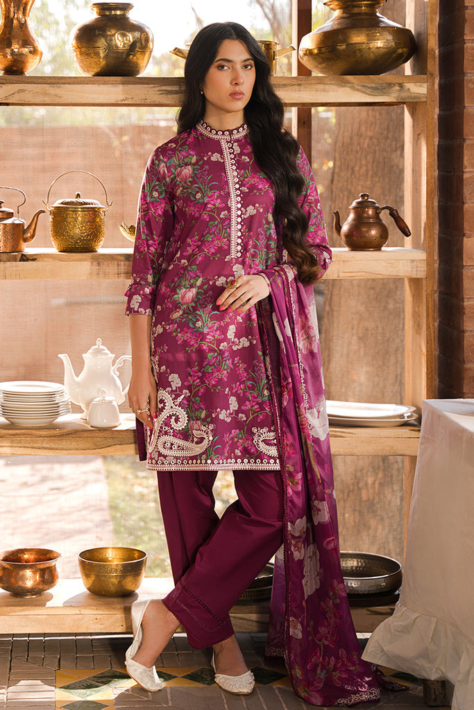 Cross Stitch | Eid Lawn 24 | IRIS MAUVE - Official Cross Stitch stockist in UK - Sakeena London
