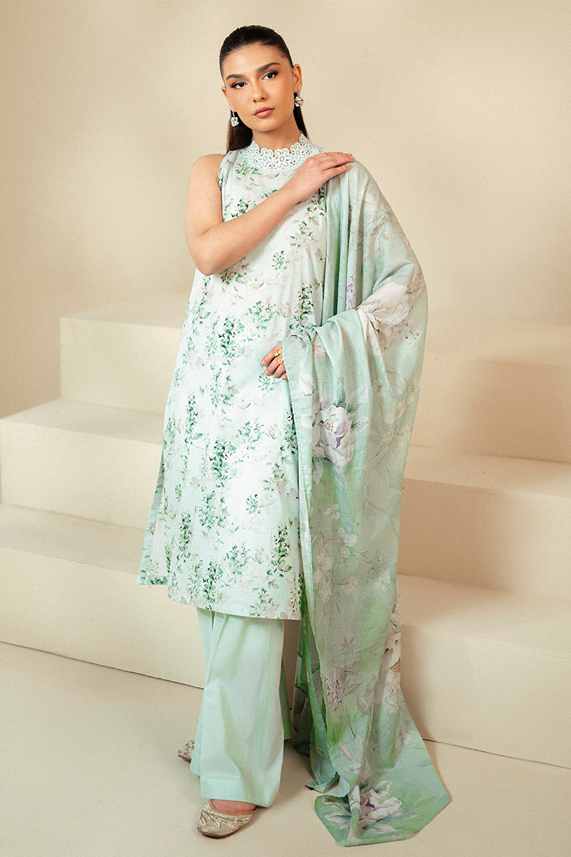 Cross Stitch | Daily Lawn 24 | ROSE GARLAND-3 PIECE LAWN SUIT - Official Cross Stitch stockist in UK - Sakeena London