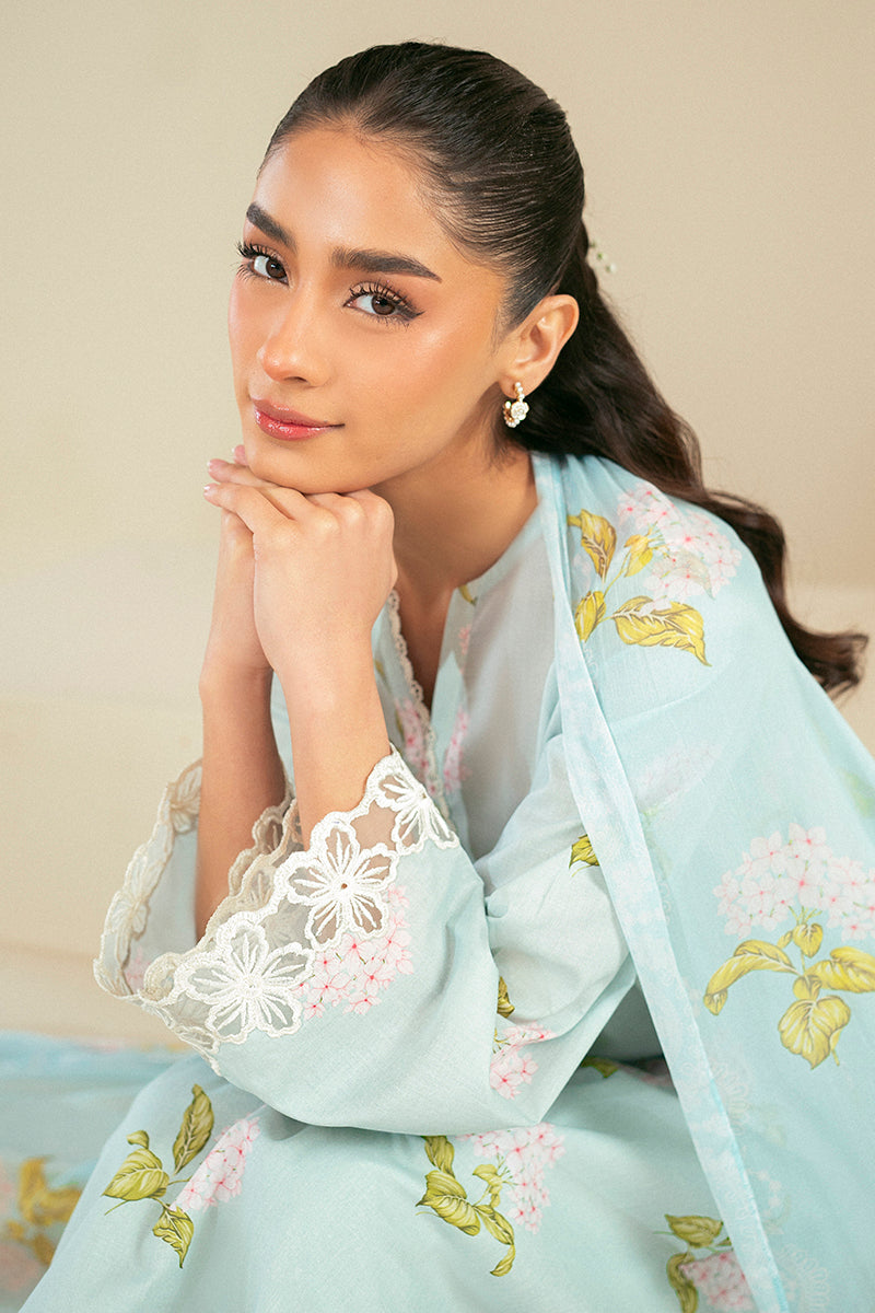 Cross Stitch | Daily Lawn 24 | DIM GRAY-3 PIECE LAWN SUIT - Official Cross Stitch stockist in UK - Sakeena London