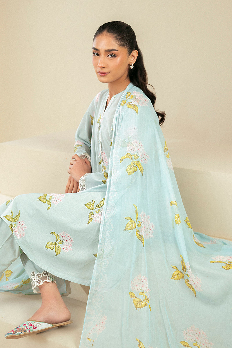 Cross Stitch | Daily Lawn 24 | DIM GRAY-3 PIECE LAWN SUIT - Official Cross Stitch stockist in UK - Sakeena London