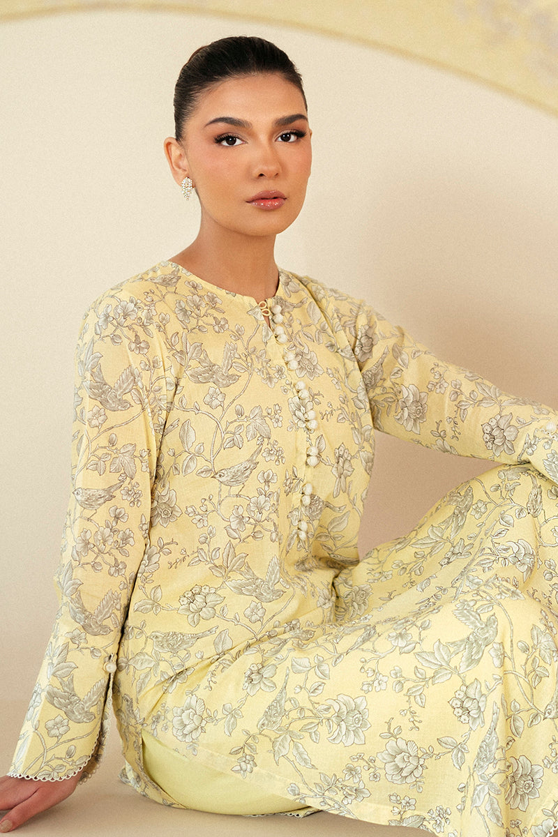 Cross Stitch | Daily Lawn 24 | CREAM BRULEE-3 PIECE LAWN SUIT - Official Cross Stitch stockist in UK - Sakeena London