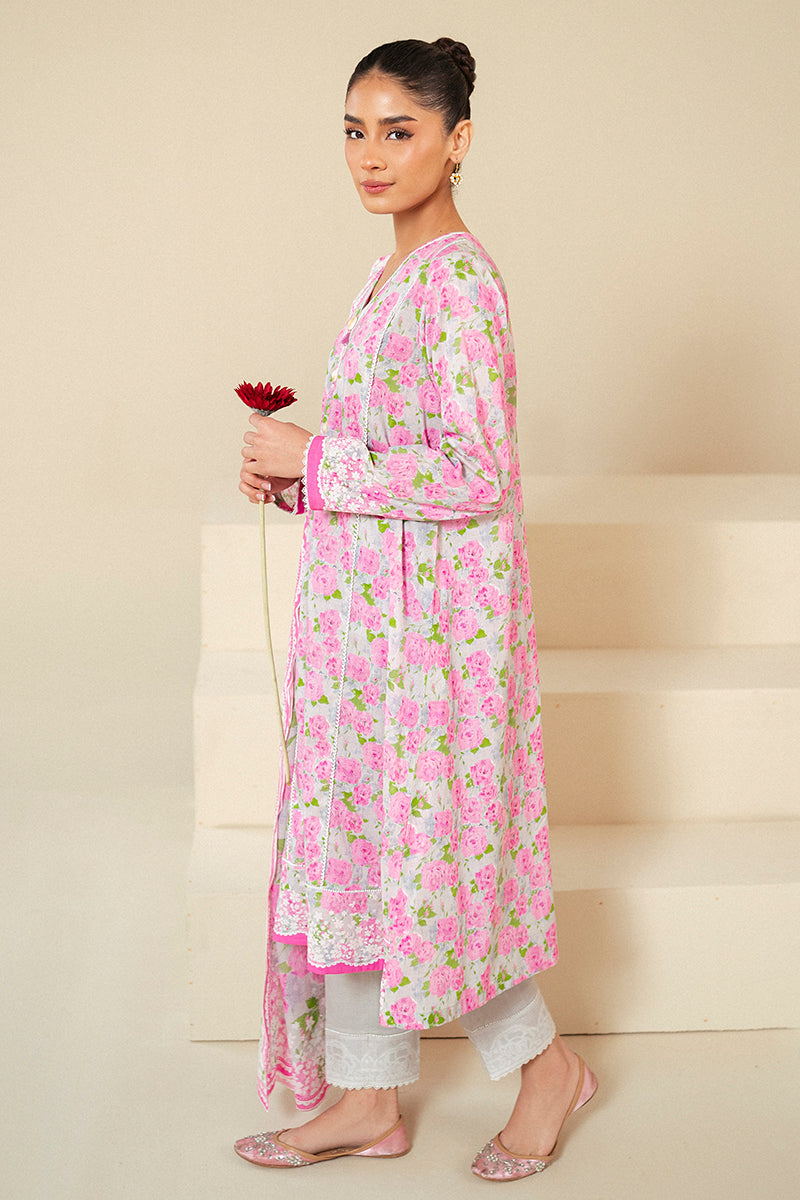 Cross Stitch | Daily Lawn 24 | FLORAL WIND-3 PIECE LAWN SUIT - Official Cross Stitch stockist in UK - Sakeena London