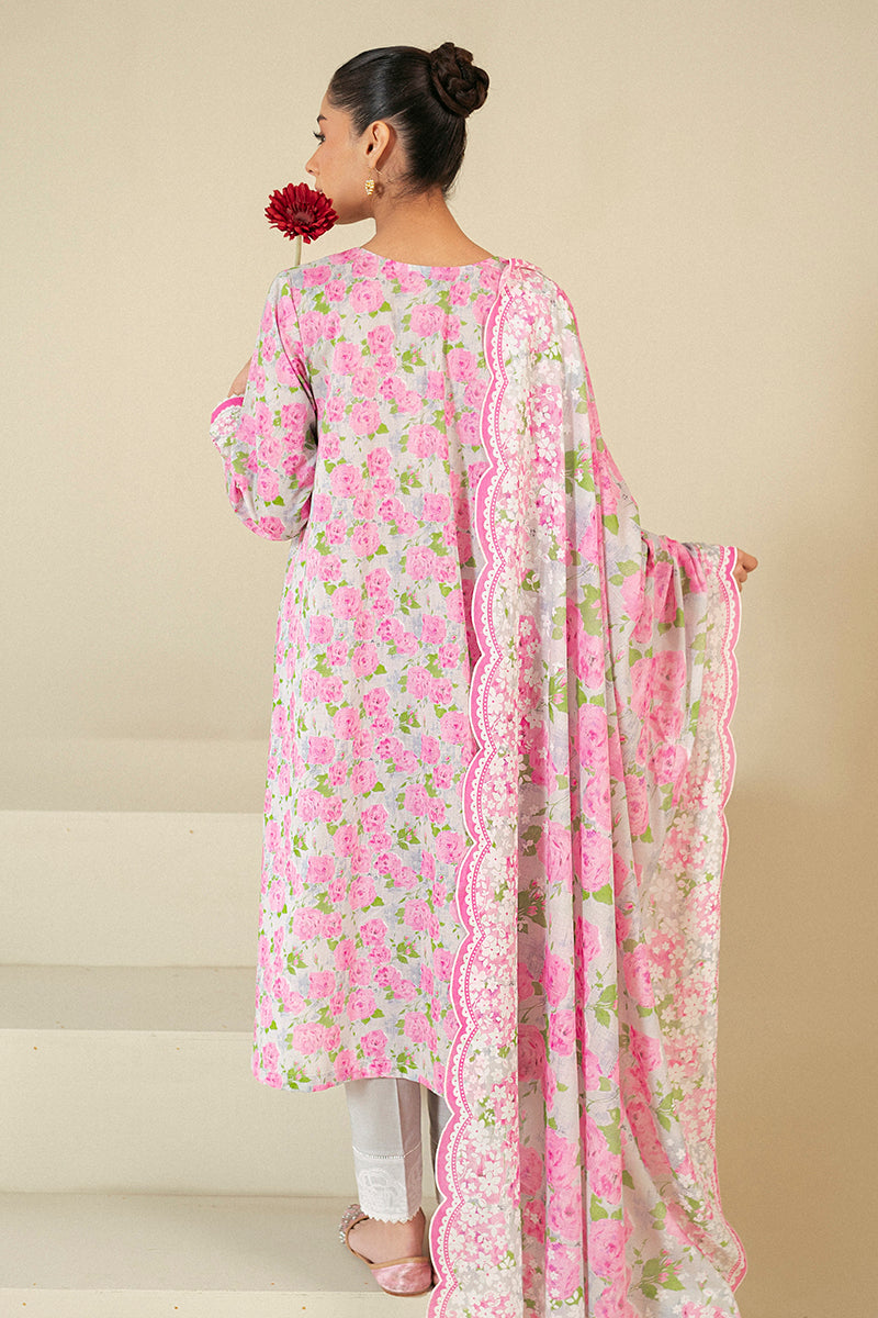 Cross Stitch | Daily Lawn 24 | FLORAL WIND-3 PIECE LAWN SUIT - Official Cross Stitch stockist in UK - Sakeena London