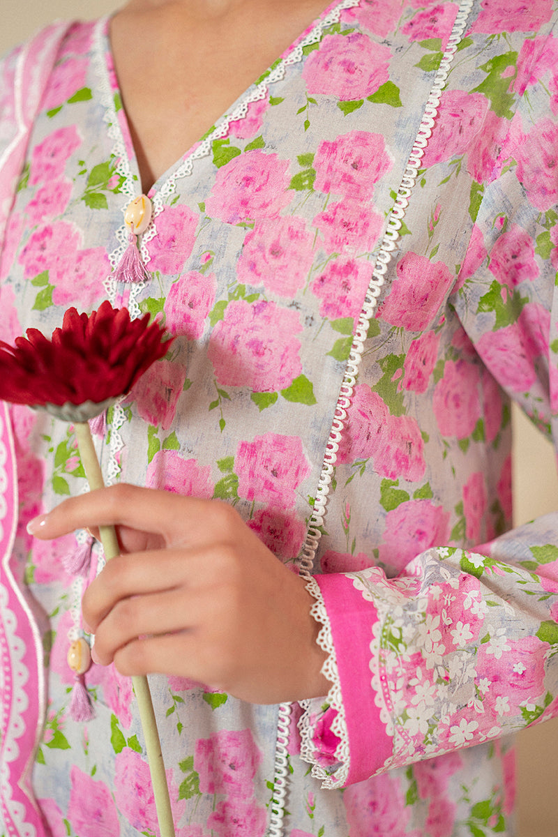 Cross Stitch | Daily Lawn 24 | FLORAL WIND-3 PIECE LAWN SUIT - Official Cross Stitch stockist in UK - Sakeena London