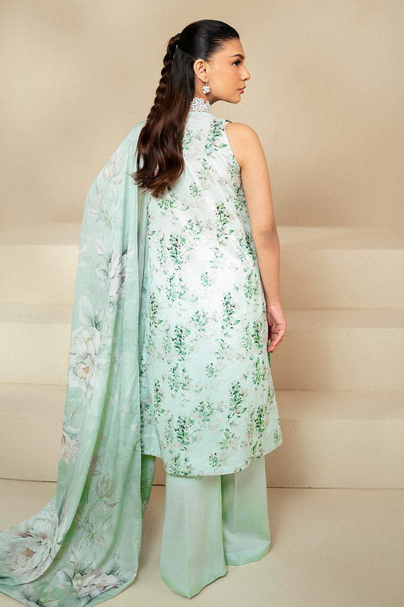Cross Stitch | Daily Lawn 24 | ROSE GARLAND-3 PIECE LAWN SUIT - Official Cross Stitch stockist in UK - Sakeena London