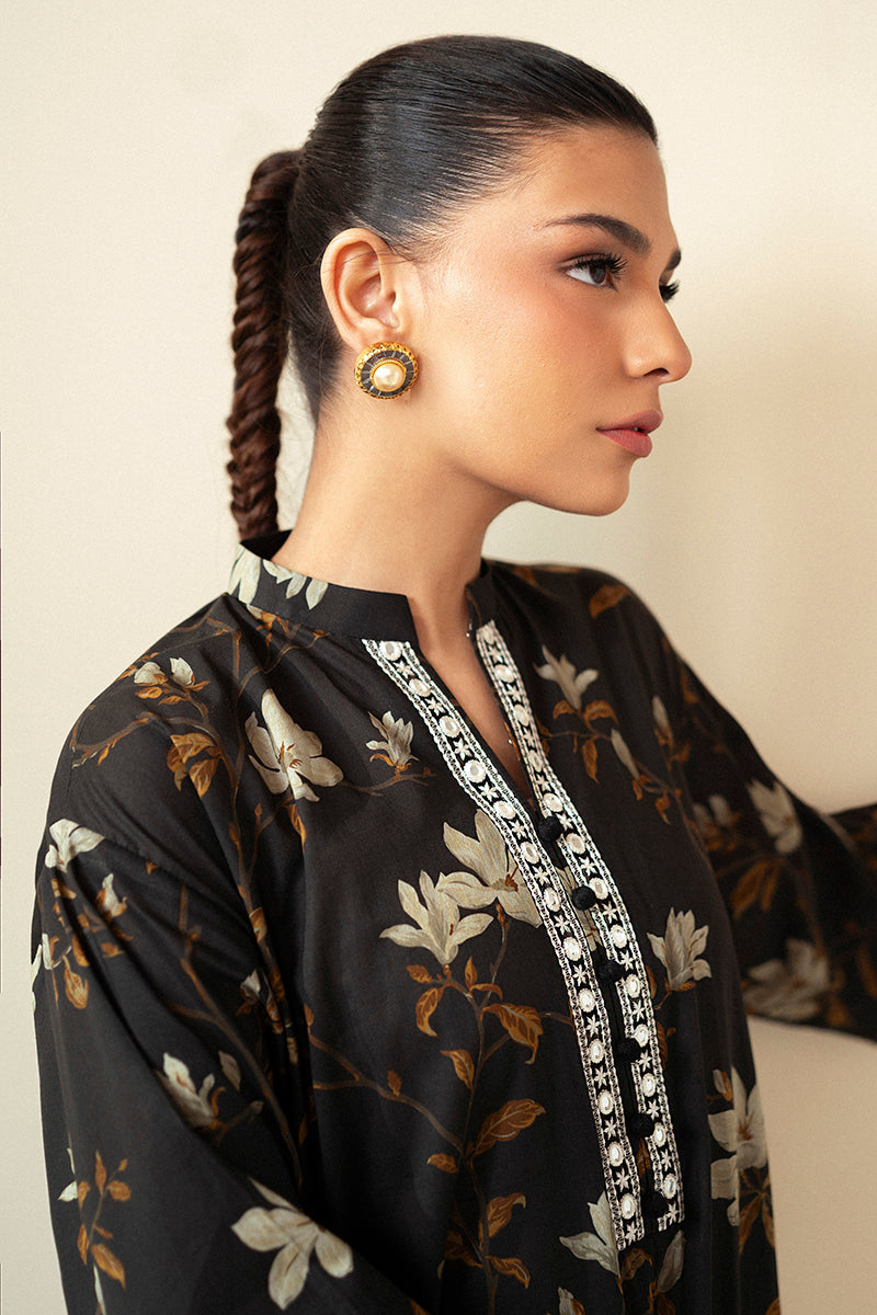 Cross Stitch | Daily Lawn 24 | RAVEN SERENITY-2 PIECE LAWN SUIT - Official Cross Stitch stockist in UK - Sakeena London