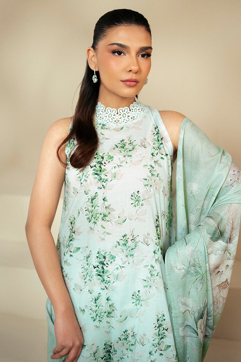 Cross Stitch | Daily Lawn 24 | ROSE GARLAND-3 PIECE LAWN SUIT - Official Cross Stitch stockist in UK - Sakeena London