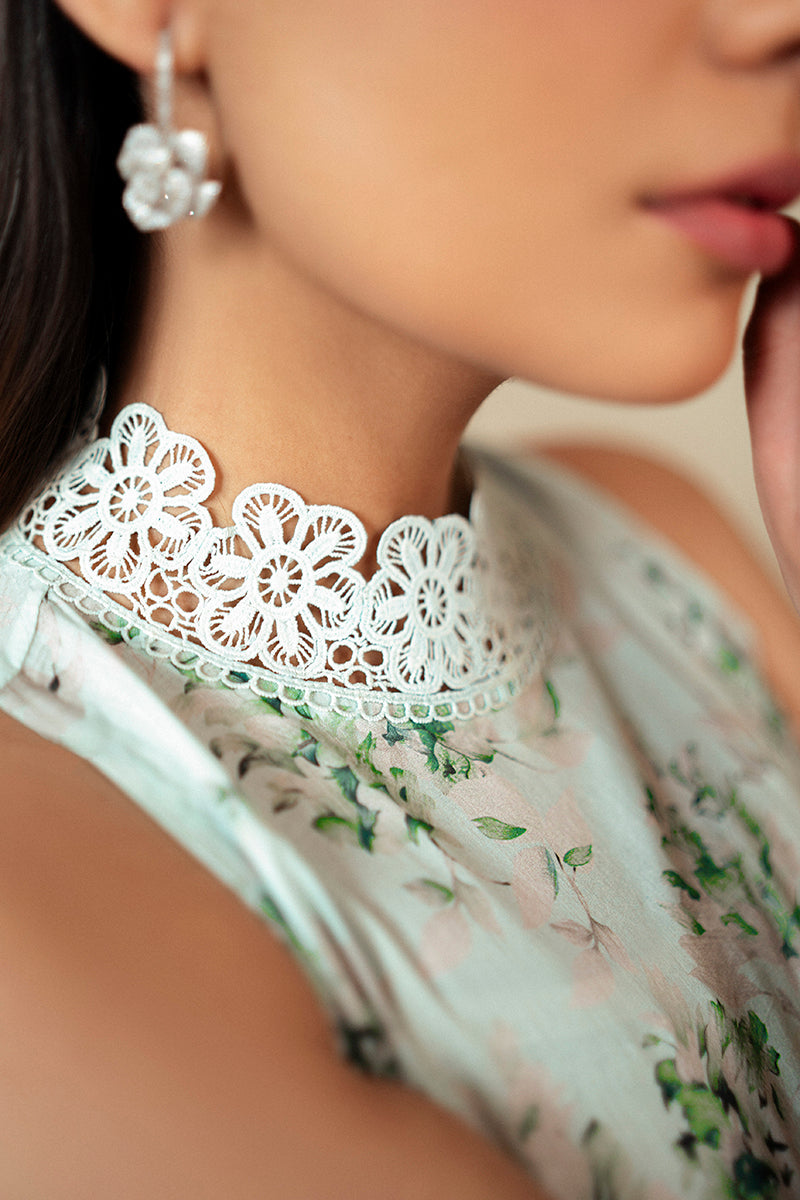 Cross Stitch | Daily Lawn 24 | ROSE GARLAND-3 PIECE LAWN SUIT - Official Cross Stitch stockist in UK - Sakeena London