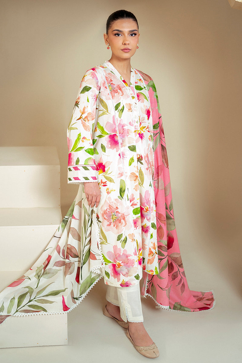 Cross Stitch | Daily Lawn 24 | HAZEL WILLOW-3 PIECE LAWN SUIT - Official Cross Stitch stockist in UK - Sakeena London