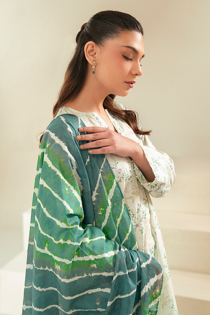Cross Stitch | Daily Lawn 24 | LAUREL MINT-3 PIECE LAWN SUIT - Official Cross Stitch stockist in UK - Sakeena London
