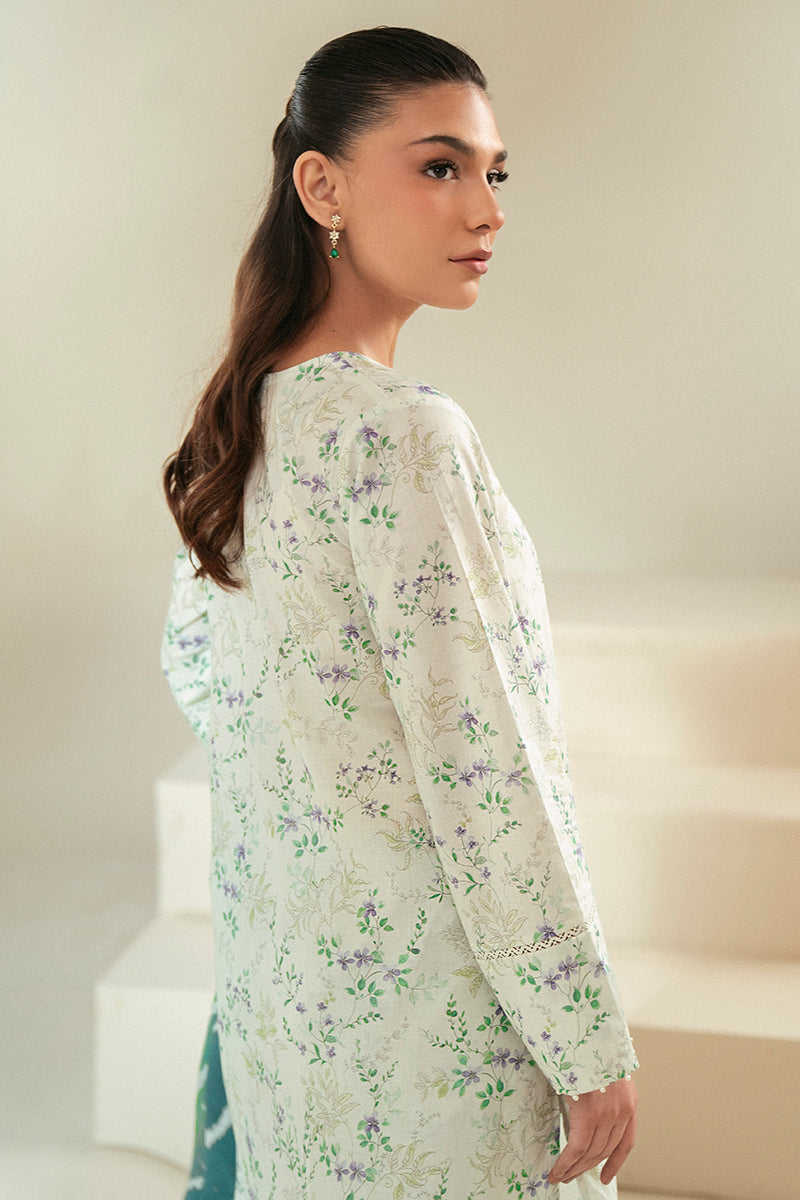 Cross Stitch | Daily Lawn 24 | LAUREL MINT-3 PIECE LAWN SUIT - Official Cross Stitch stockist in UK - Sakeena London