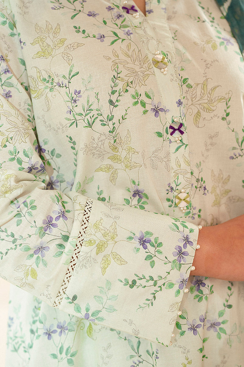 Cross Stitch | Daily Lawn 24 | LAUREL MINT-3 PIECE LAWN SUIT - Official Cross Stitch stockist in UK - Sakeena London
