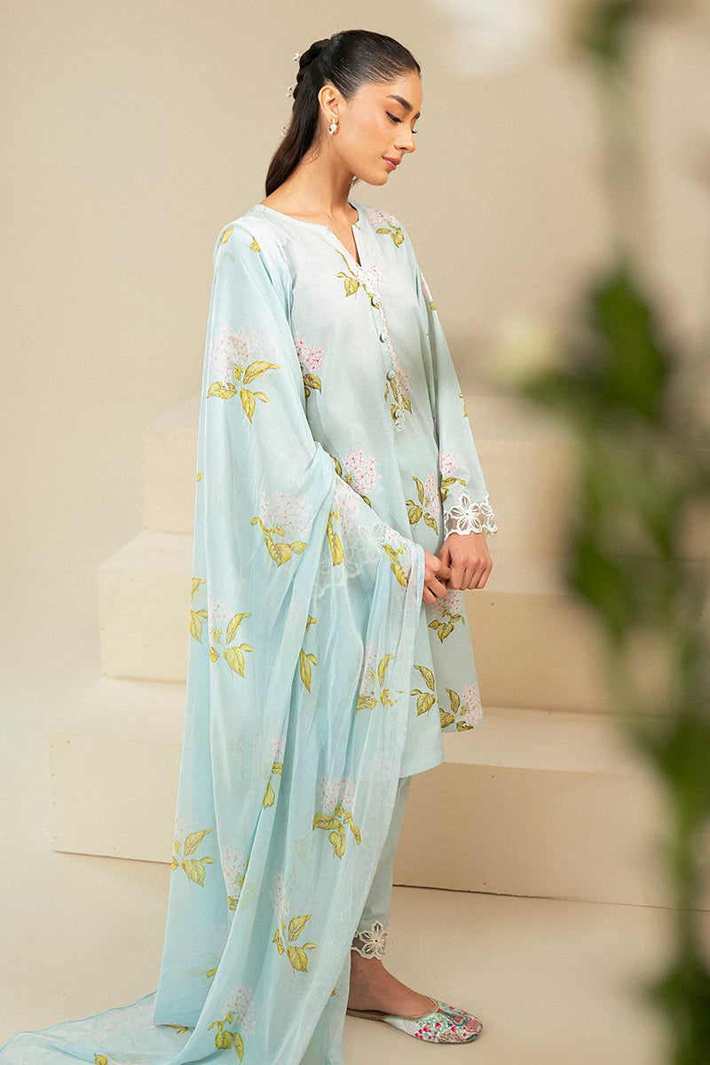 Cross Stitch | Daily Lawn 24 | DIM GRAY-3 PIECE LAWN SUIT - Official Cross Stitch stockist in UK - Sakeena London