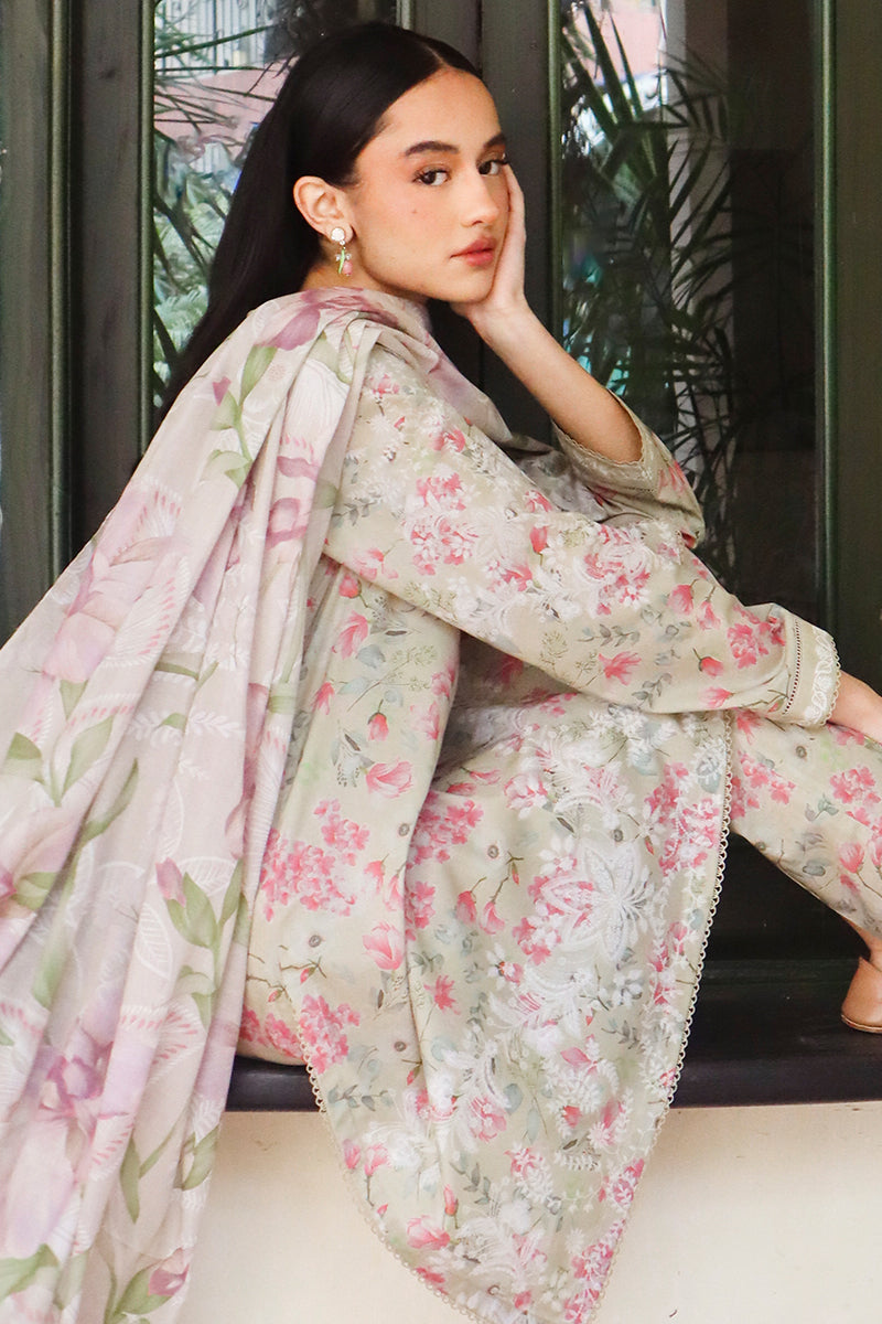 Cross Stitch | Printed Lawn | OLIVE AURA - Official Cross Stitch stockist in UK - Sakeena London