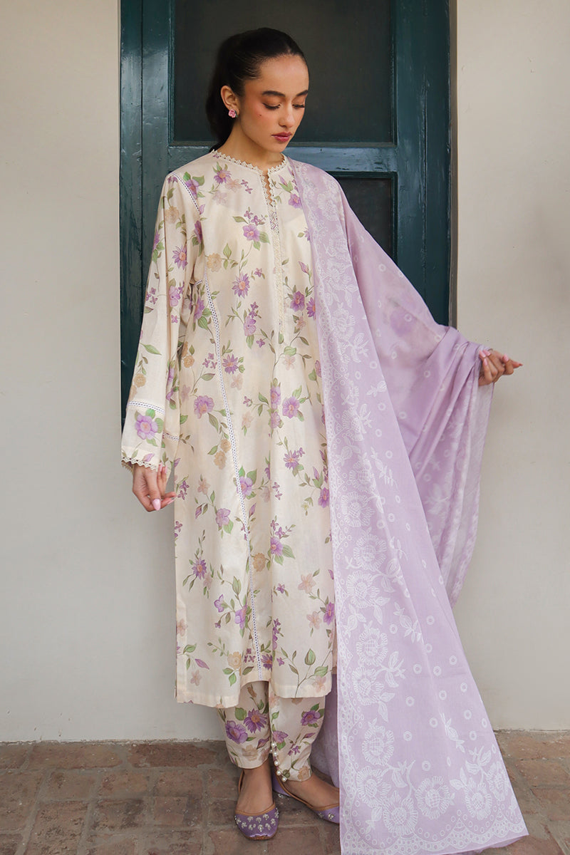 Cross Stitch | Printed Lawn | ROSEATE MUSE - Official Cross Stitch stockist in UK - Sakeena London