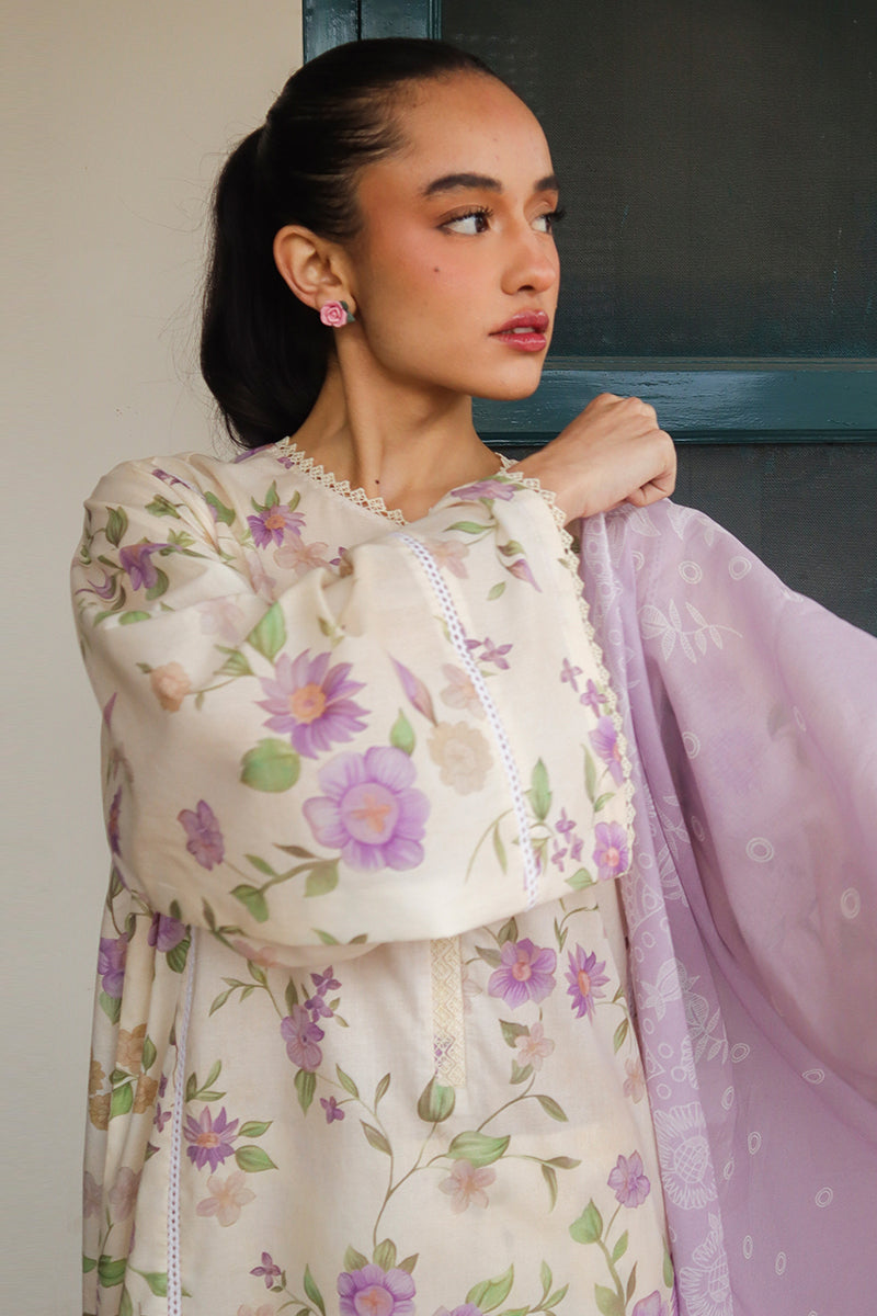 Cross Stitch | Printed Lawn | ROSEATE MUSE - Official Cross Stitch stockist in UK - Sakeena London