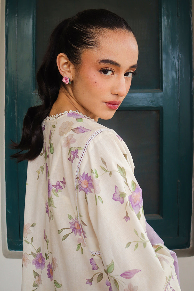 Cross Stitch | Printed Lawn | ROSEATE MUSE - Official Cross Stitch stockist in UK - Sakeena London