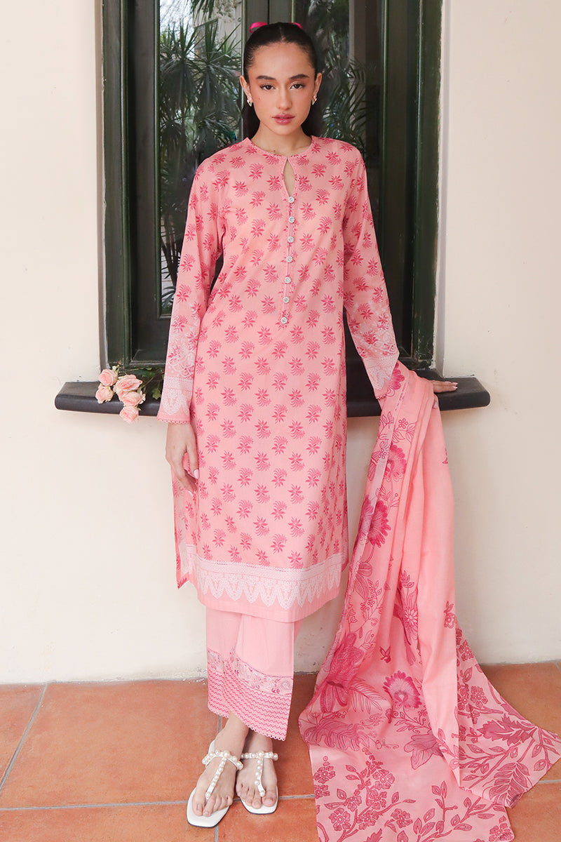 Cross Stitch | Printed Lawn | CORAL DELUXE - Official Cross Stitch stockist in UK - Sakeena London