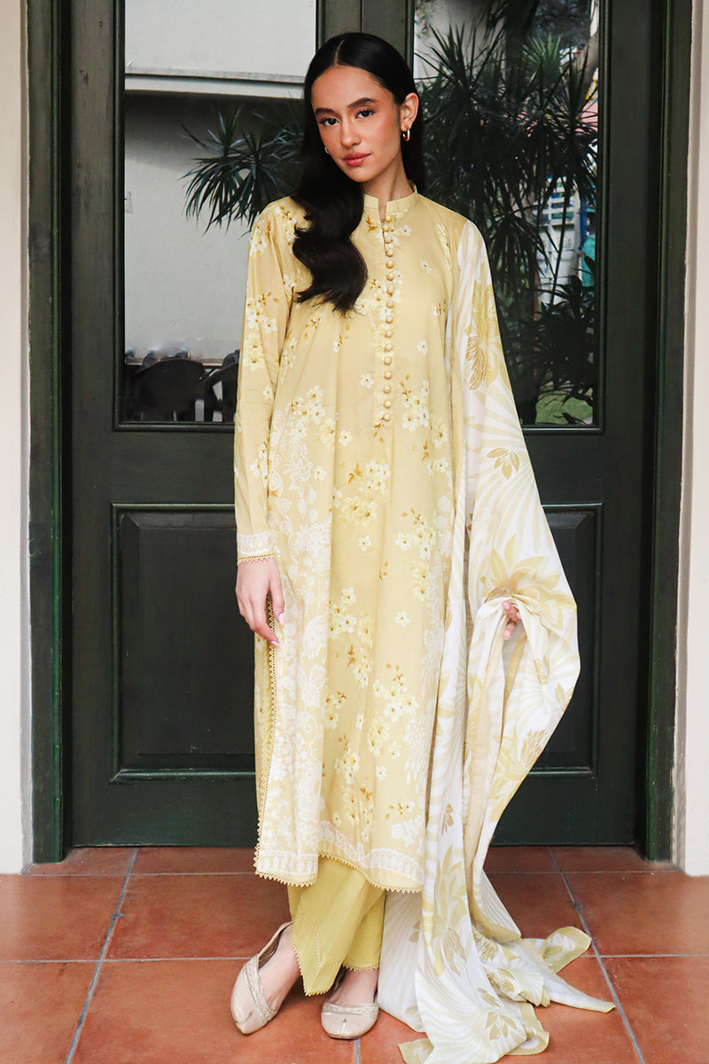 Cross Stitch | Printed Lawn | GARLAND MIST - Official Cross Stitch stockist in UK - Sakeena London