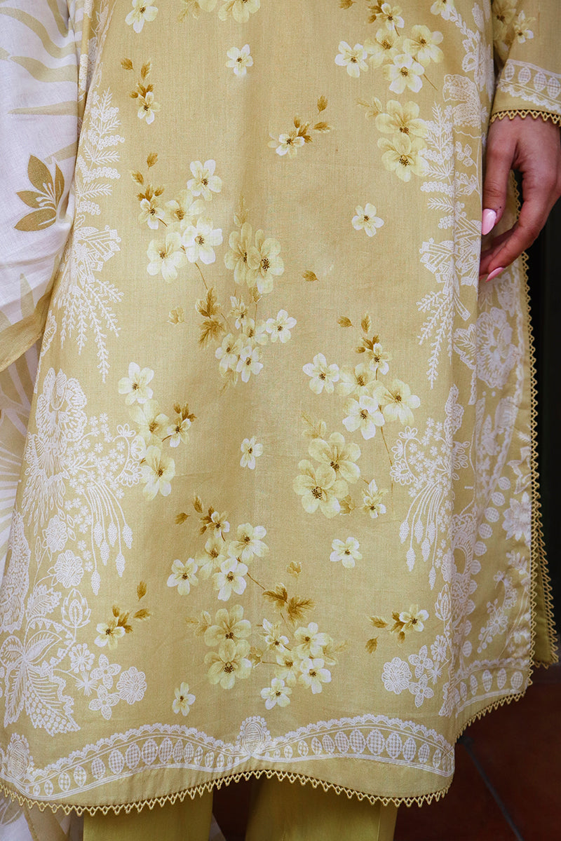 Cross Stitch | Printed Lawn | GARLAND MIST - Official Cross Stitch stockist in UK - Sakeena London