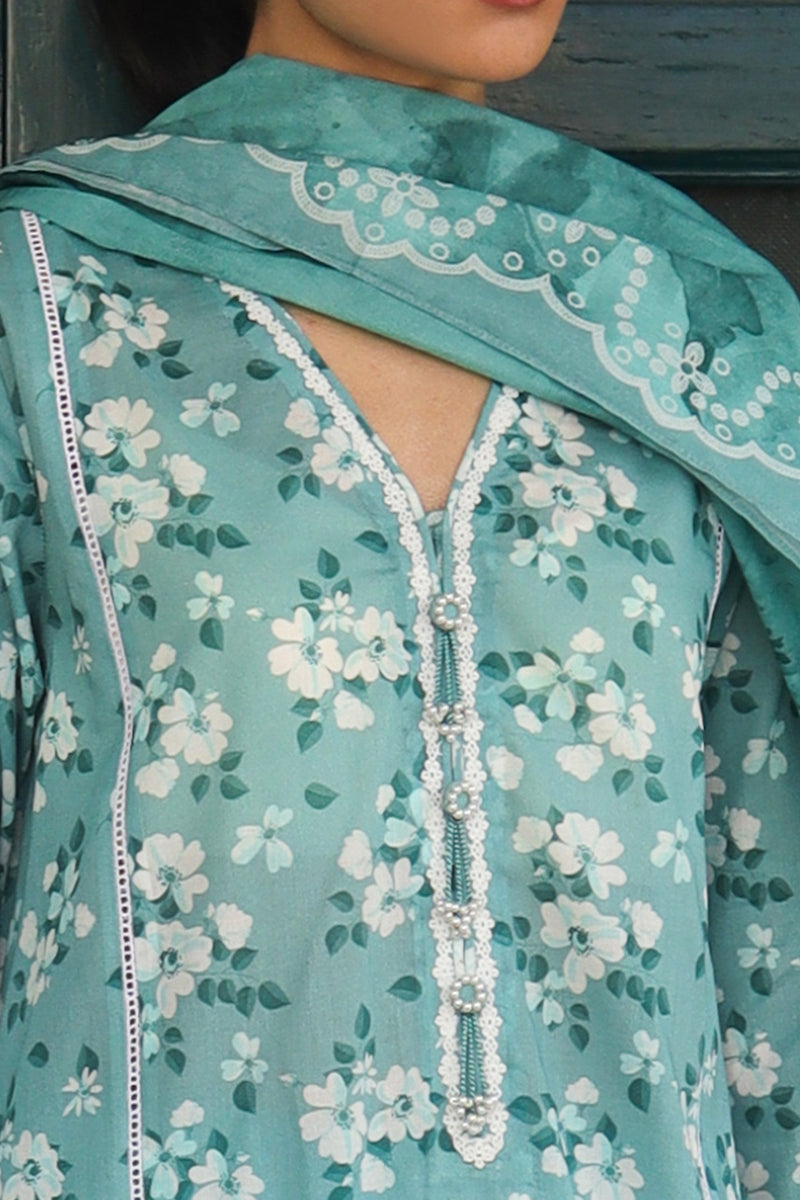 Cross Stitch | Printed Lawn | BLUE CHARM - Official Cross Stitch stockist in UK - Sakeena London
