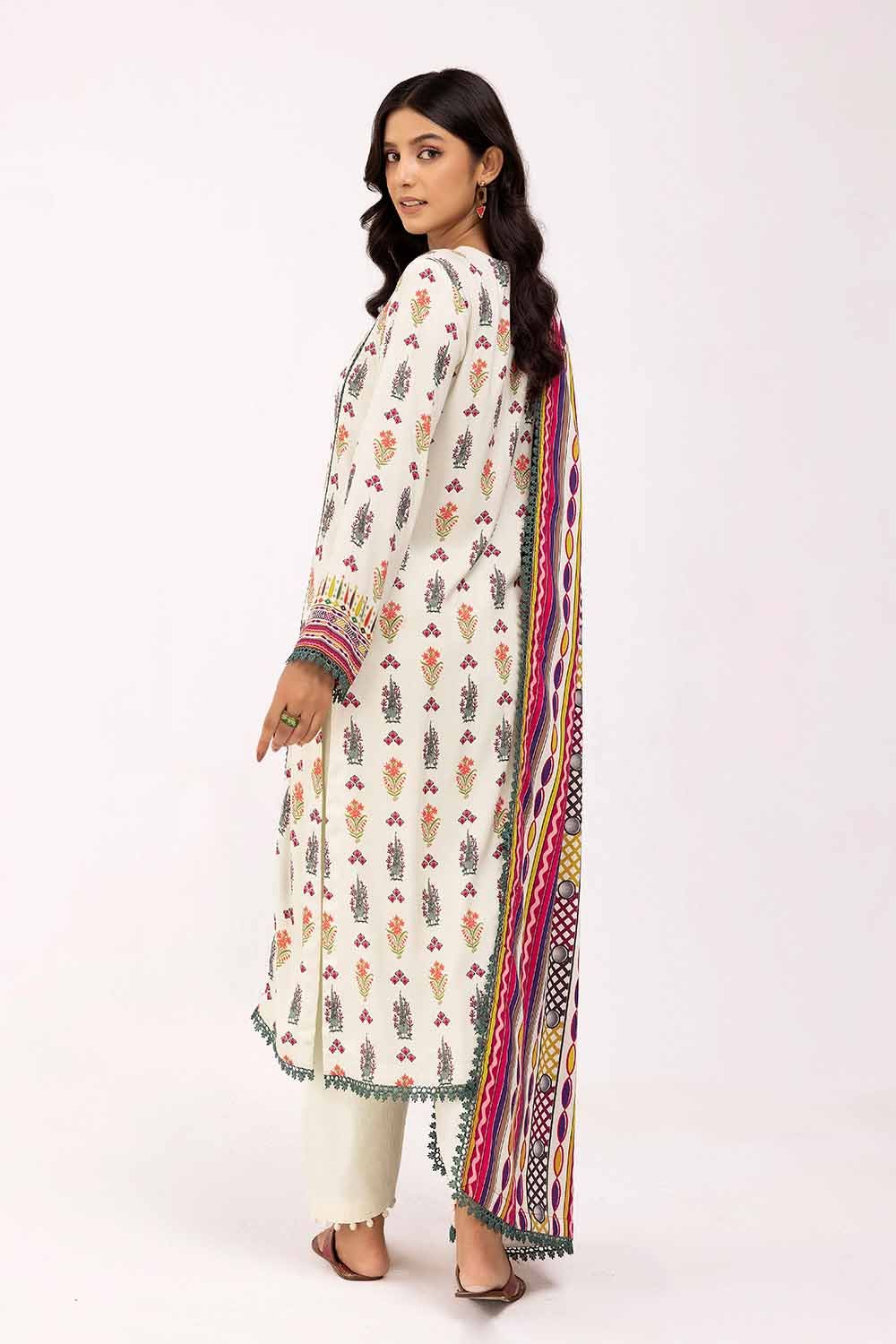 Gul Ahmed | Winter Collection 24 | Cotail Suit CV-42001 - Official Gul Ahmed stockist in UK - Sakeena London