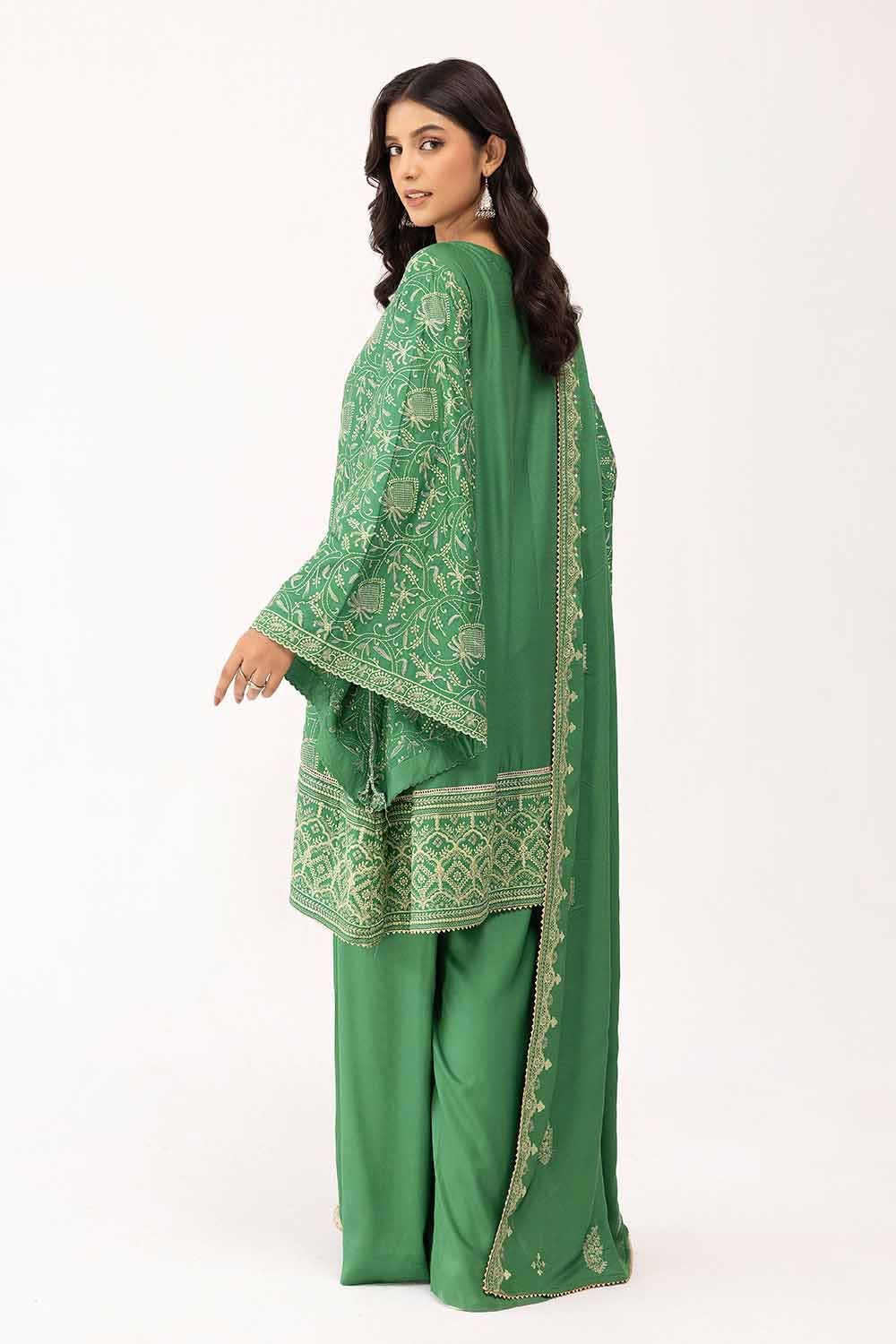 Gul Ahmed | Winter Collection 24 | Cotail Dupatta CV-42007 - Official Gul Ahmed stockist in UK - Sakeena London