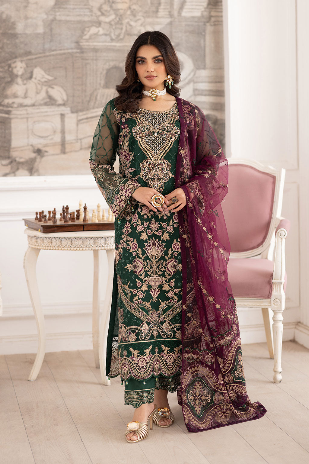 Ramsha | Dastoor Collection | P-208 - Official Ramsha stockist in UK - Sakeena London