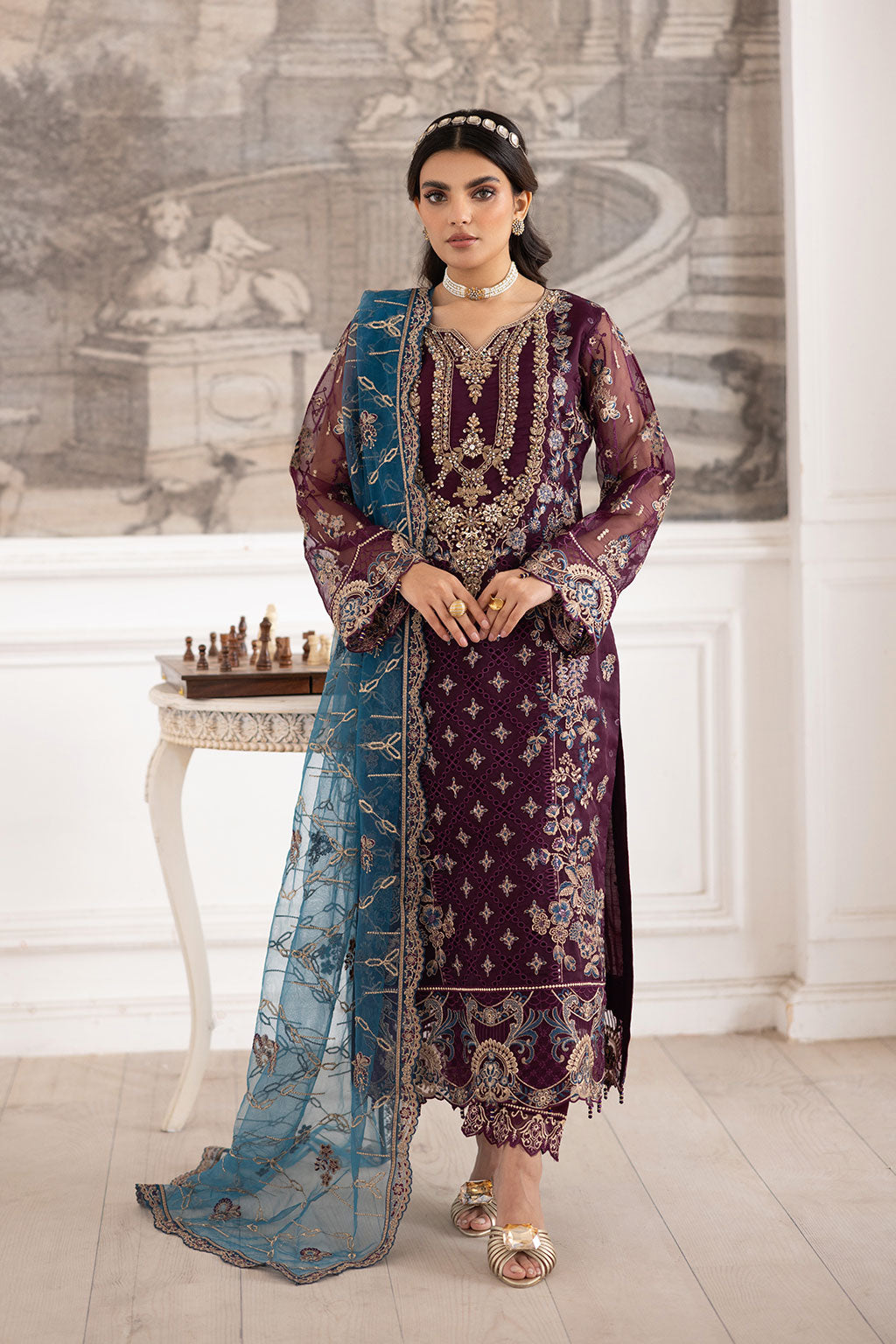 Ramsha | Dastoor Collection | P-210 - Official Ramsha stockist in UK - Sakeena London