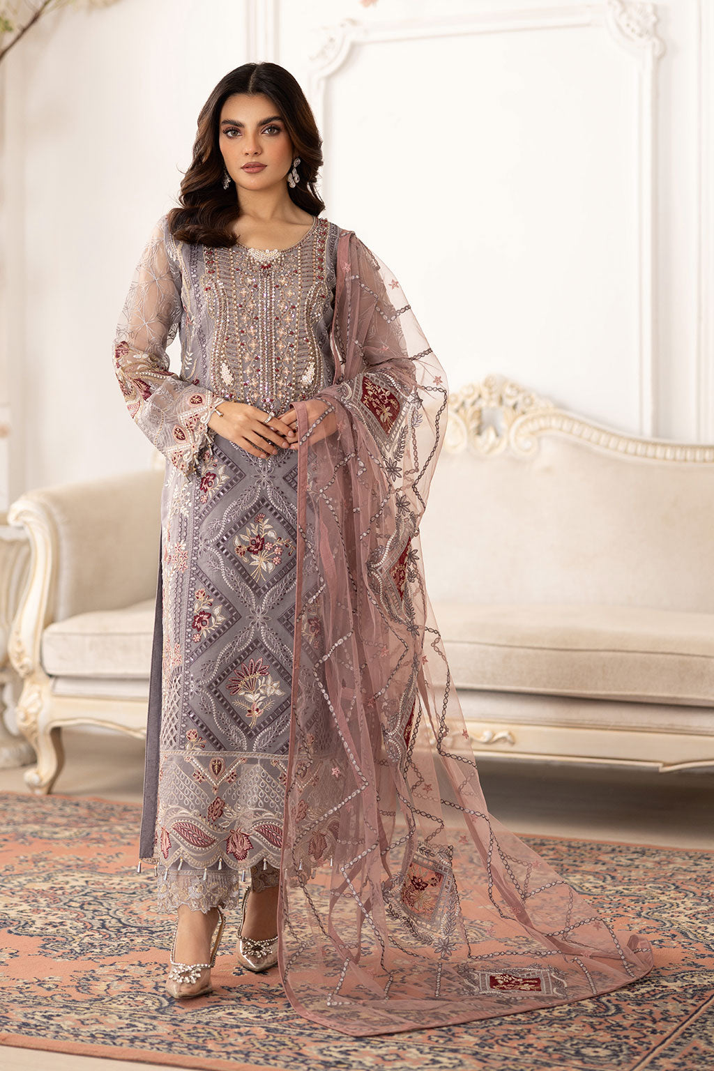 Ramsha | Dastoor Collection | P-205 - Official Ramsha stockist in UK - Sakeena London