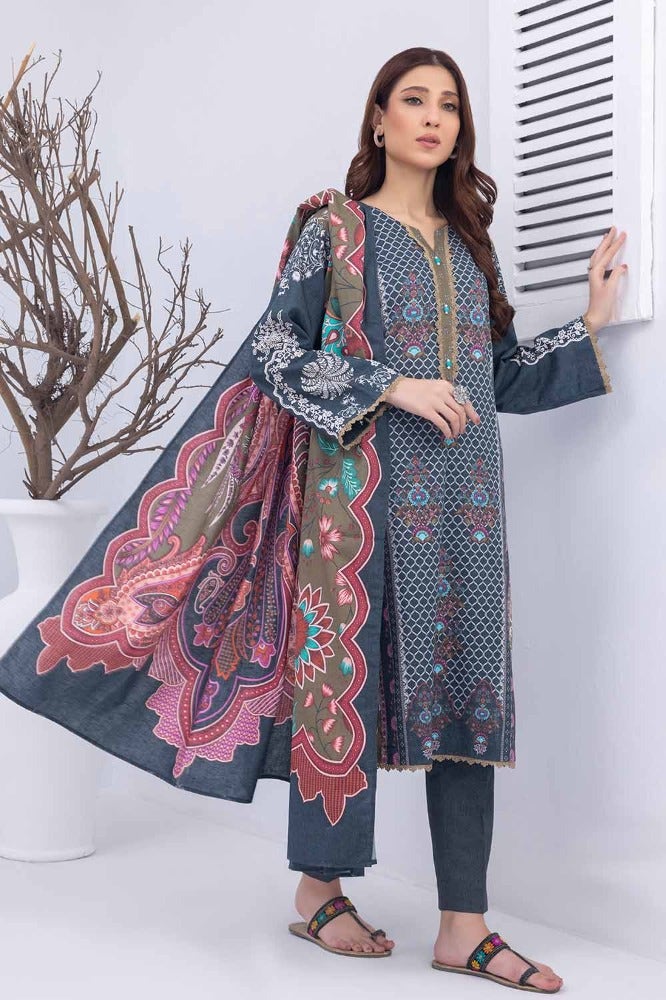 Gul Ahmed | Winter Collection 24 | Suit WNS-32236 A - Official Gul Ahmed stockist in UK - Sakeena London