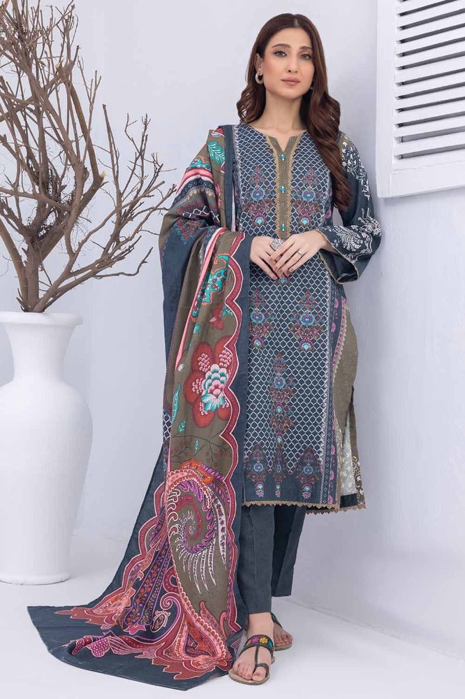 Gul Ahmed | Winter Collection 24 | Suit WNS-32236 A - Official Gul Ahmed stockist in UK - Sakeena London