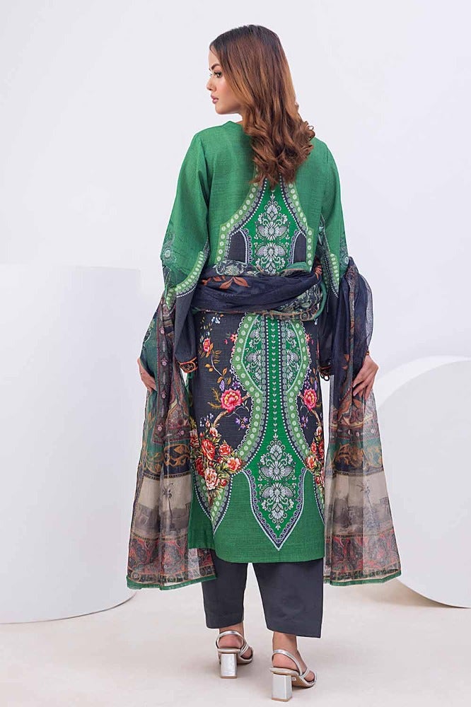 Gul Ahmed | Winter Collection 24 | Net Dupatta WRF-32011 - Official Gul Ahmed stockist in UK - Sakeena London