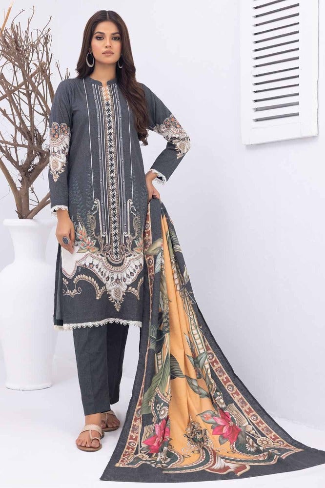 Gul Ahmed | Winter Collection 24 | Suit WNS-32237 A - Official Gul Ahmed stockist in UK - Sakeena London