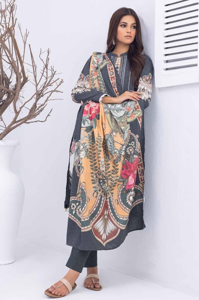 Gul Ahmed | Winter Collection 24 | Suit WNS-32237 A - Official Gul Ahmed stockist in UK - Sakeena London