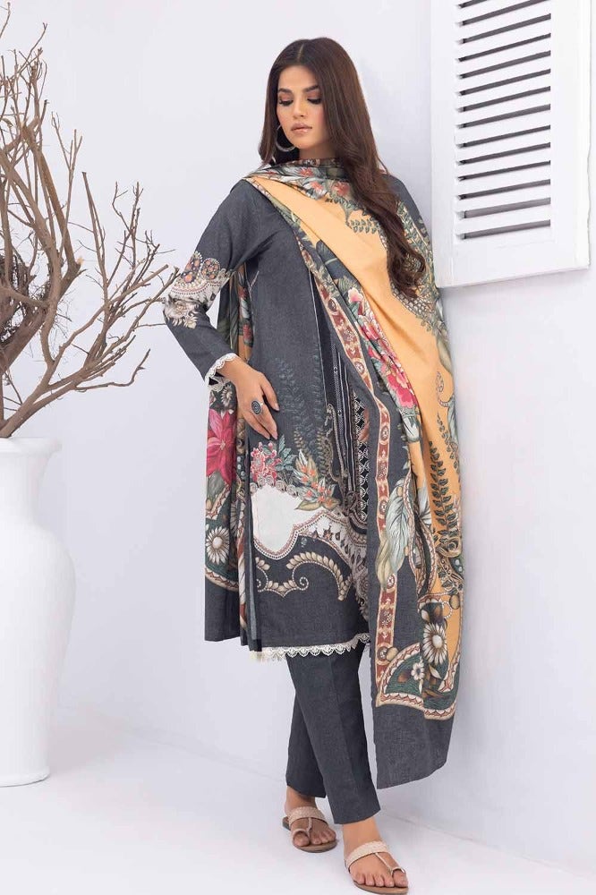 Gul Ahmed | Winter Collection 24 | Suit WNS-32237 A - Official Gul Ahmed stockist in UK - Sakeena London