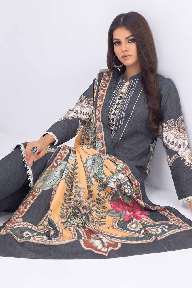 Gul Ahmed | Winter Collection 24 | Suit WNS-32237 A - Official Gul Ahmed stockist in UK - Sakeena London