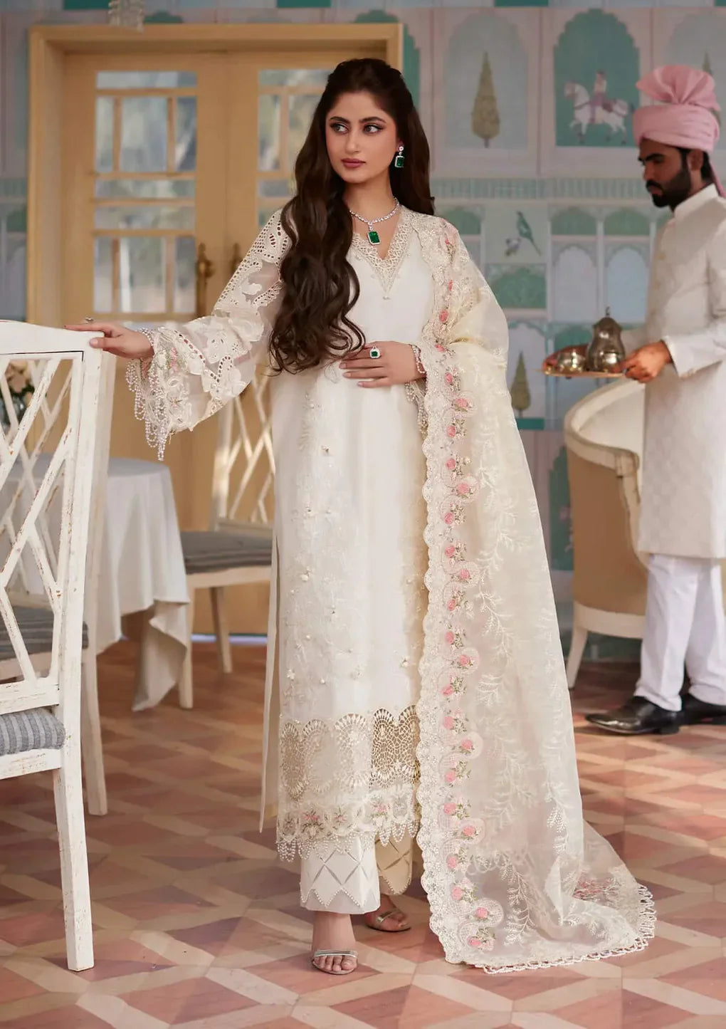 Elaf Premium | Eid Edit 2024 | ELE-01A MOTIA - Official Elaf Premium stockist in UK - Sakeena London