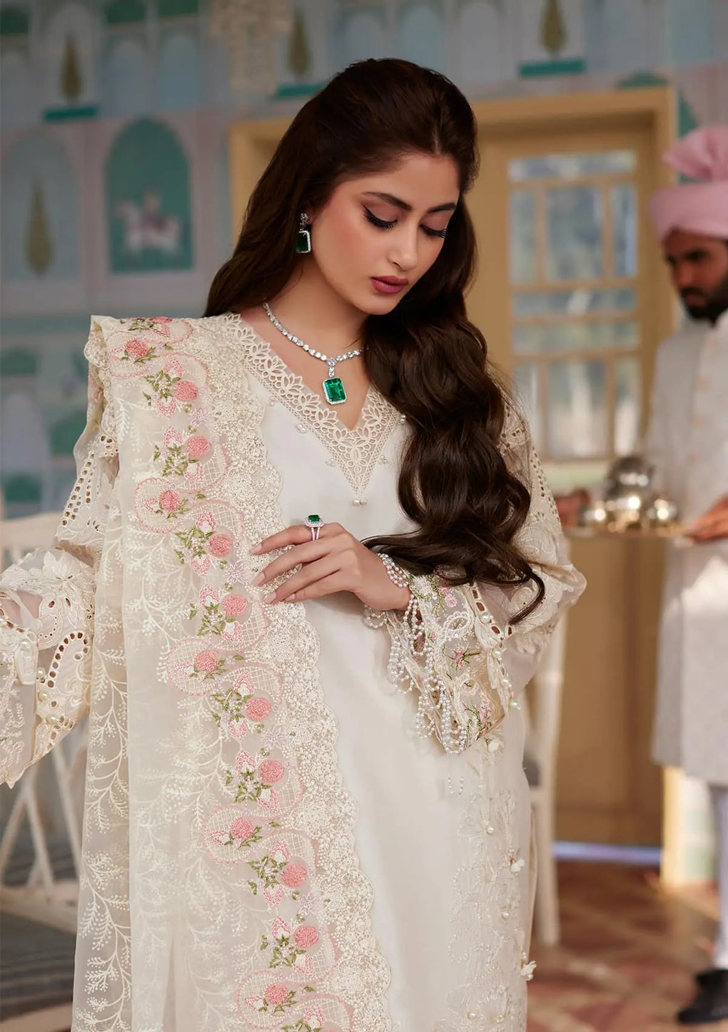 Elaf Premium | Eid Edit 2024 | ELE-01A MOTIA - Official Elaf Premium stockist in UK - Sakeena London