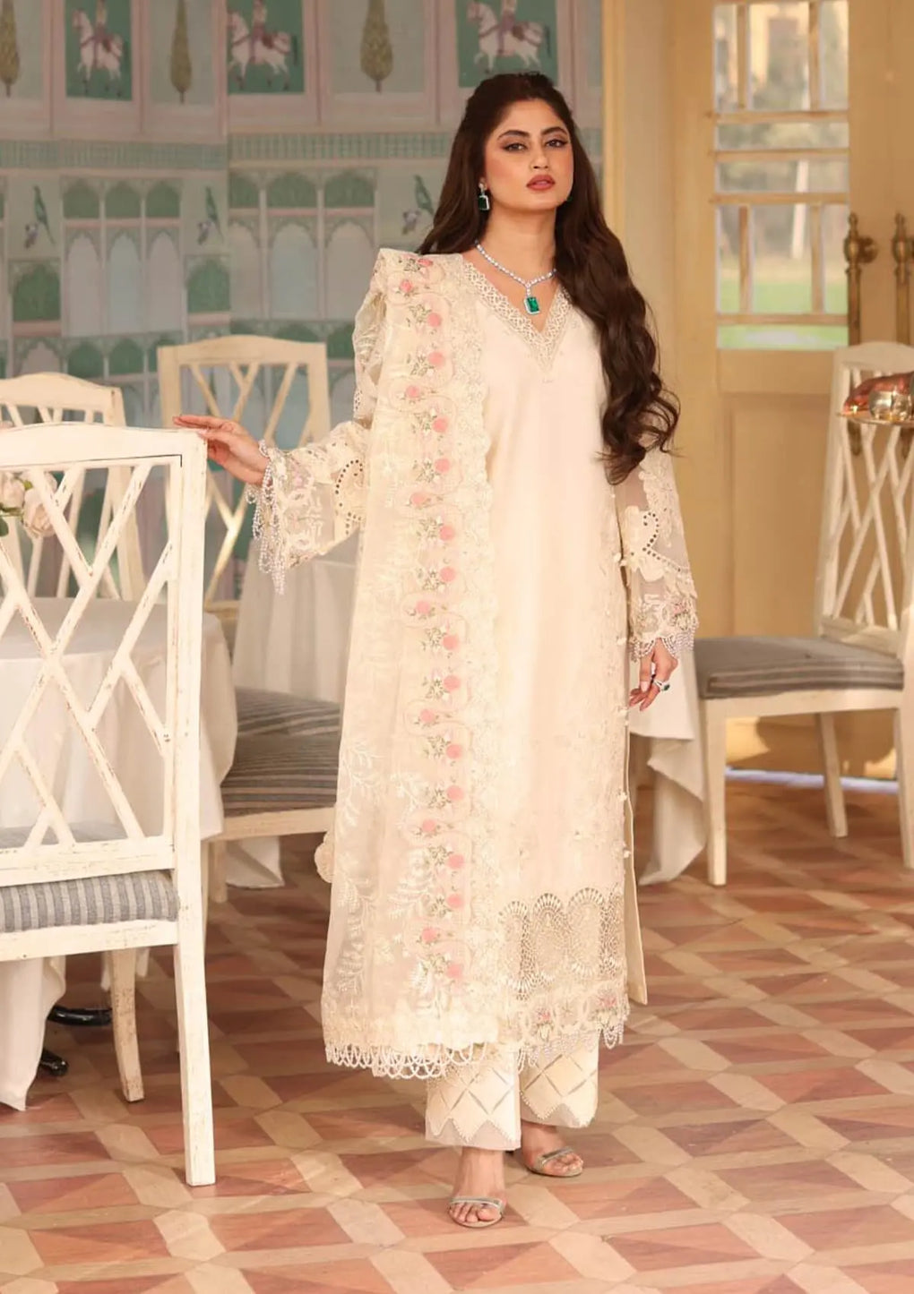 Elaf Premium | Eid Edit 2024 | ELE-01A MOTIA - Official Elaf Premium stockist in UK - Sakeena London