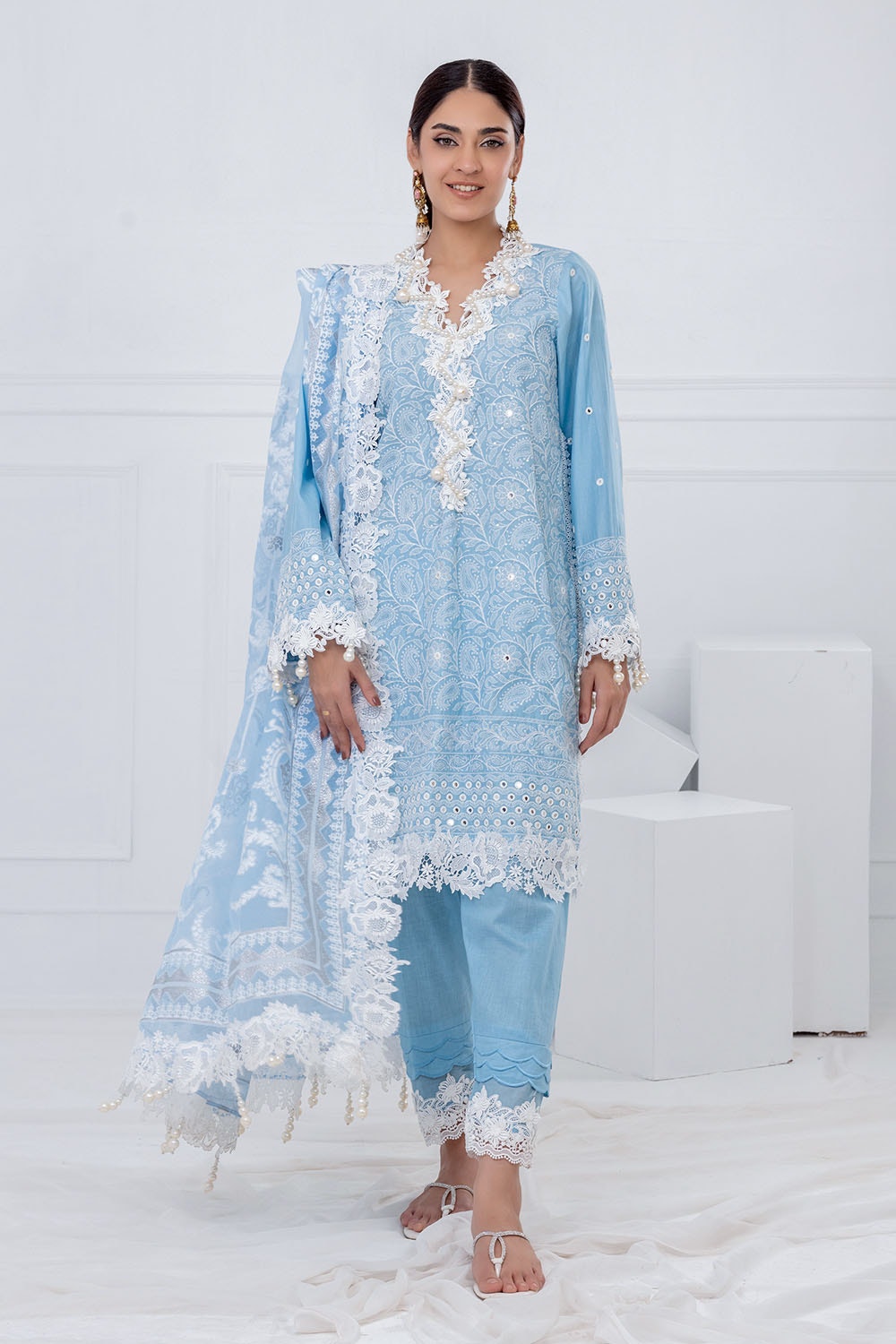 Gul Ahmed | Festive Eid 25 | FE-52012 - Official Gul Ahmed stockist in UK - Sakeena London